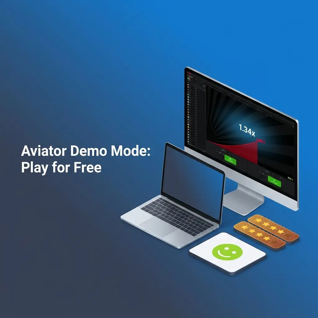 Aviator demo mode interface on 1win showing dual bet panel, auto cashout, and live statistics with virtual credits
