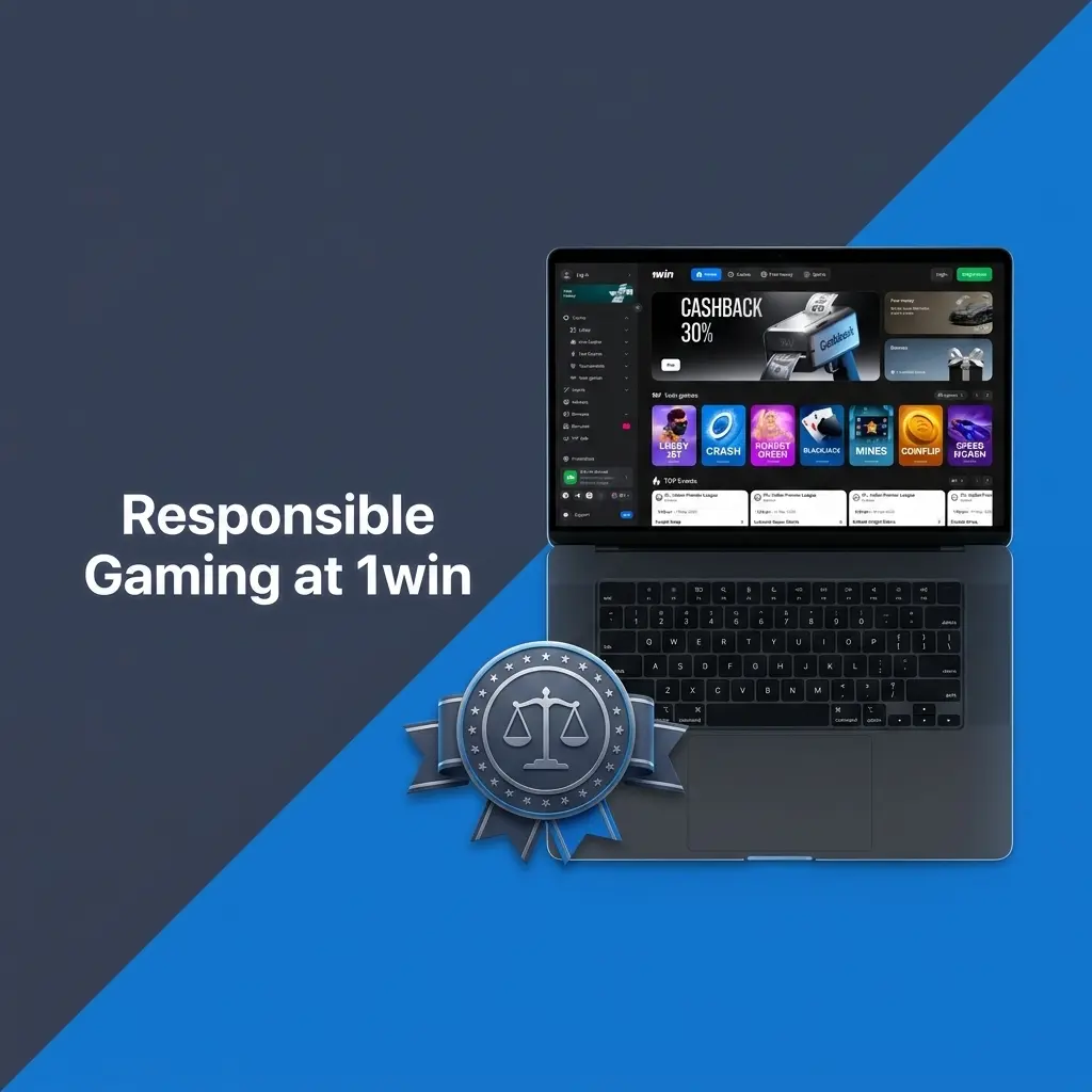 1win responsible gaming tools showing deposit limits, session controls, self-exclusion options, and problem gambling support features