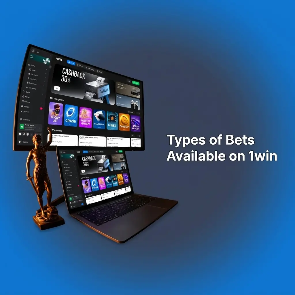 Types of bets on 1win including single, accumulator, system, chain, and toto betting options explained